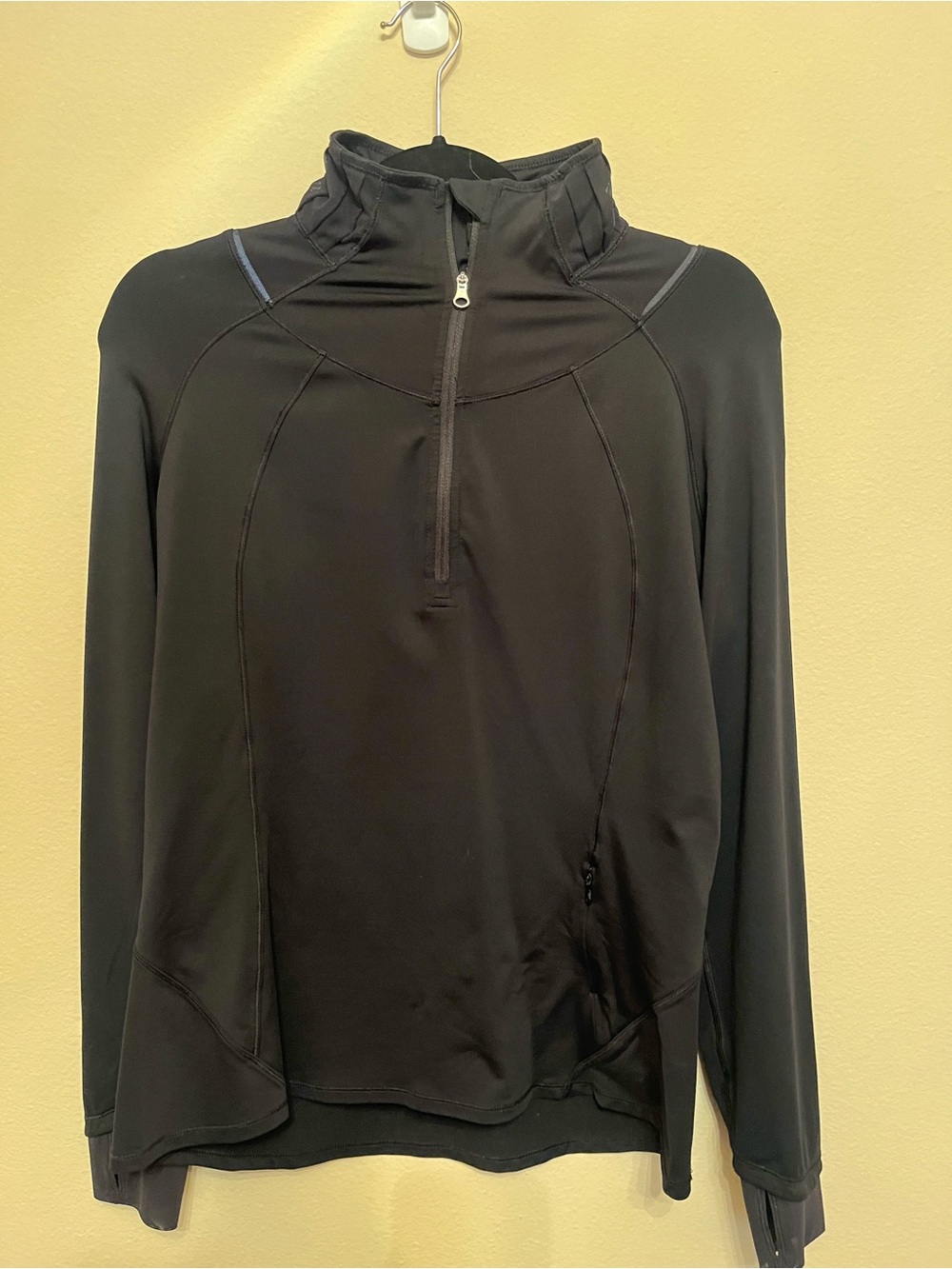 Lululemon Black Half-Zip athletic Jacket